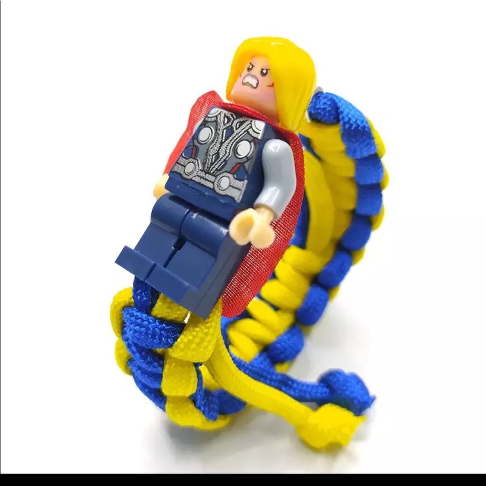 Thor adjustable lego bracelet
